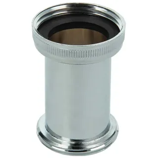tecuro Distanzstück Für Siphonrohre 1 1/4 X 1 1/4 Zoll - Verchromt - Tecuro