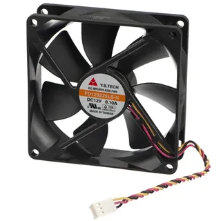 Synology Fan 92*92*25_1, Schwarz, 1 Lüfter, DS211+, DS212, DS212+, DS212j, DS213, DS213+, DS213air, DS213j, DS214, DS214+, DS214play, DS412+,..., 92 mm, 92 mm, 25 mm