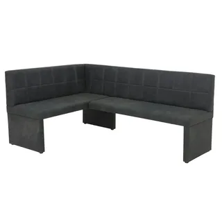 Hela Eckbank "MELANIE", Vintage Optik schwarz