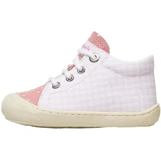 Naturino Cocoon-Lauflernschuhe aus Veloursleder mit Margeriten-Print