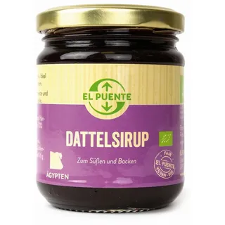 El Puente Sirup Bio-Dattelsirup, Fair Trade, Vegan, Bio, Glutenfrei, Fair Trade