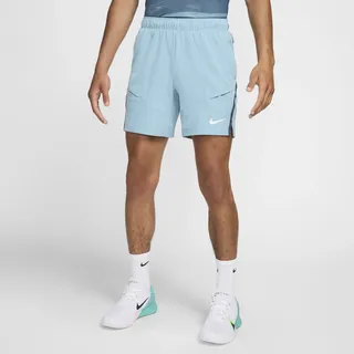 Nike NikeCourt Advantage Dri-FIT Tennisshorts für Herren (ca. 18 cm) - Blau, S