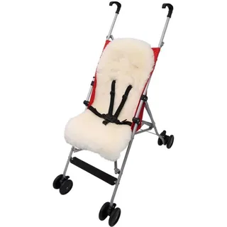 Lammfell - BUGGY Einlage Kinderwagen Felleinlage Baby Merino Schaffell 75x33 cm