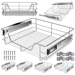 Kesser KESSER® Teleskopschublade ? Küchenschublade ? Küchenschrank ? Korbauszug ? Schrankauszug ? Vollauszug ? Schublade