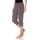 Yogahose OCEAN SPORTSWEAR Soulwear 3/4 Yoga Pants Damen 48 N-Gr grau Obermaterial 95 Baumwolle 5 Elasthan bequem 3/4-Länge Hosen Yoga PilatesBekleidung Yogahose Caprihose Komfortabler Umschlagbund mit seitlicher Raffung