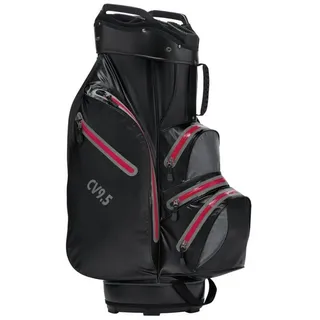 Crivit Cartbag Golftasche Sport Wasserdicht Schwarz Rot