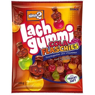 nimm2® Lachgummi Cola Flaschies Fruchtgummi 200,0 g