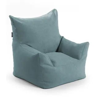 mokebo Kindersessel mit Stoffbezug Der Pausenheld', Sitzsack Kinder Kindersitzsack in Petrol,