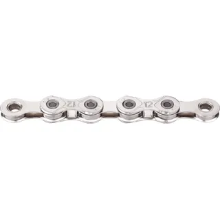 KMC X12 Waxed Kette, - Silver, 1/2" x 11/128", 126 Glieder, 12-fach, Nickel beschichtet, silber