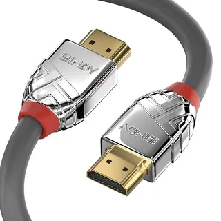 Lindy HDMI Anschlusskabel HDMI-A Stecker HDMI-A Stecker 2,00 m Grau