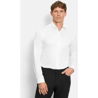 Olymp "OLYMP No. Six, Super Slim, Royal Kent", Herren, Gr. 44, Normaler Arm, weiß, 97% Baumwolle, 3% Elastolefin, Hemden