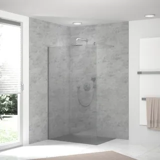 HSK RenoDeco Designplatte 100 x 210 cm, Wandverkleidungen, feinstein, aschgrau struktur