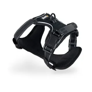 LIONTO Hundegeschirr Schwarz S