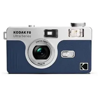 Kodak 35mm Kamera F8 navy blue analoge Kleinbildkamera
