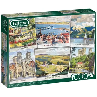 JUMBO Spiele Falcon de Luxe The Beautiful North - 1000 Teile