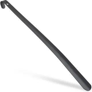 Relaxdays Schuhlöffel Metall 60 cm Schwarz
