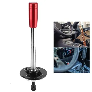 Tissting Short Shifter Zuverlässiges, Shorts Shifter Auto Einstellbarer Aluminium Short Shifts Stick mit Knopf für E30 E36 E46