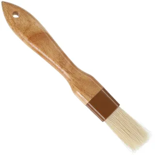Backpinsel Holz, Pinsel Backen, Küchenpinsel mit Holzgriff Backzubehör Ölpinsel Butterpinsel Hitzebeständig Grillpinsel Wiederverwendbare Haushaltspinsel Kochpinsel für Butter Soßen Küche Grill