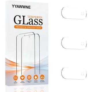 YYAWWNE 【3 Stück】 Kameraschutz für Google Pixel 9, Panzerglas, Gehärtete Glas | 9H Härte, HD-Klarheit, kristallklar, Ohne Staub und Blasen, Einfache Installation.