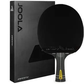 JOOLA Profi Tischtennisschläger Infinity Carbon, ITTF genehmigter, Wettkampf Tischtennis-Schläger, 29,5 x 18 x 3,5 cm, Schwarz