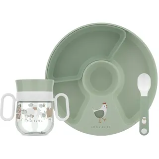 Mepal Mio Baby Geschirr-Set, 3-teilig, Little Farm