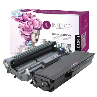 Toner Premium TÜV Schwarz TN3280 + Trommel DR3200 Kompatibel für Brother DCP-8080DN DCP-8085DN HL-5340 HL-5340D HL-5340DL HL-5340DN MFC-8370DN