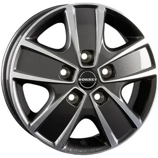 Borbet Leichtmetallfelge Fiat Ducato Light mistral anthracite 16 Zoll, 1600 kg