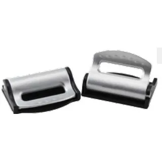 HP Gurtstraffer-Sicherheitsgurtstopper-Paar, schwarz silber