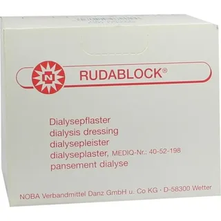 NOBAMED Rudablock Druckpflaster 2,5 x 8,5 cm weiß 100 St.
