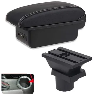 Auto Armlehne Pu Leder Mittelarmlehne Organizer FüR Mini Cooper R50 R52 R53 R56 R57 R58 F55 F56 F57 Countryman R60 F60 Mit Staufach Innenausstattung ZubehöR