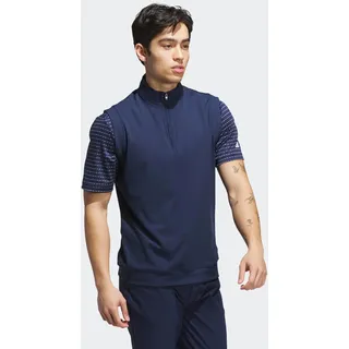 adidas Performance Funktionsweste ULTIMATE365 CLASSIC QUARTER-ZIP VEST für Golf, mit Reißverschluss, aus Polyester und Elasthan blau L (52/54)