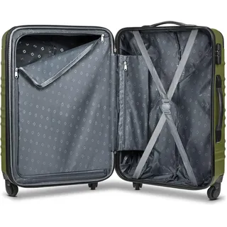Wenger Amplar Evo Koffer-Set 3-tlg. braun/grün