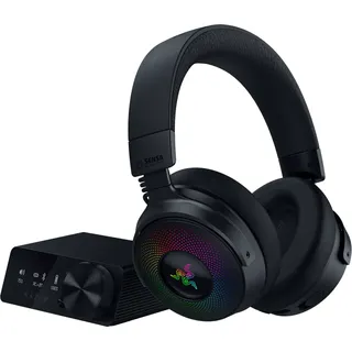 Razer Kraken V4 Pro - Kabelloses Gaming-Headset inkl. OLED-Control-Hub, powered by Razer ChromaTM RGB