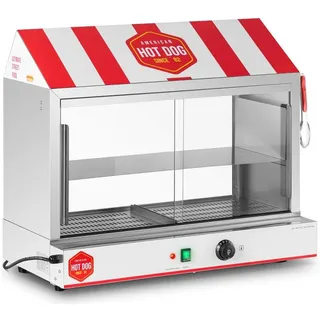 Royal Catering Hot Dog Steamer 300 Würstchen 100 Brötchen 2.400 W