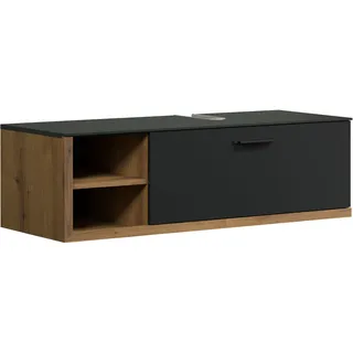 trendteam Synnax 120 x 36 x 45 cm anthrazit melamin/coast evoke eiche nachbildung