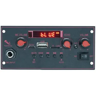 DC 5V 20W Verstärker Bluetooth Decoder Board 6,5mm Mikrofon FM Radio USB Auto Musik Player Lautsprecher,Genaue Reproduktion