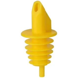 ich-zapfe Ausgiesser - BILLY, Kunststoff, für 0,5 - 1,5 L Flaschen, mit 5 Lamellen, gelb