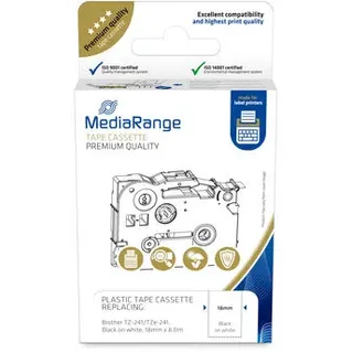 MediaRange Schriftband ersetzt Brother TZe-241