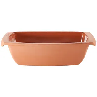 Römertopf Kastenform-Backform in Hellbraun - (B)31 x (H)9,5 x (T)16 cm