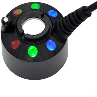 Oniissy Nebelmacher, Nebelmaschine, Farbwechsel, 6 LED Ultra * so * nic Mist Maker Teich Nebel Zerstäuber, Nebelbrunnen Luftbefeuchter für Teich für Halloween, Party Innendekoration (ohne Adapter)