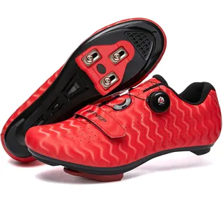 ARTVEP Fahrradschuhe Herren Damen Rennradschuhe MTB Radschuhe Kompatibel mit Look SPD SPD-SL Delta Lock Pedal Reitschuhe Kompatibel mit Peloton Schuhen - 39 EU