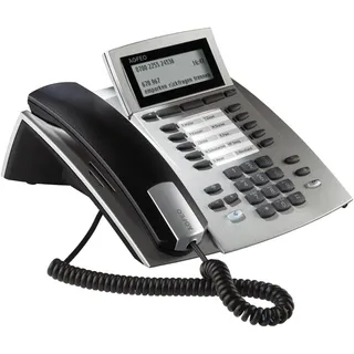 Agfeo Systemtelefon (S0/UP0, Timerfunktion, Interntaste) Silber