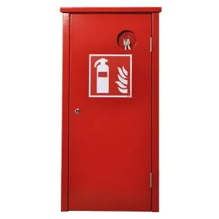 Gloria Feuerlöscherschrank mit Schließzylinder, Aufputz, für CO-Feuerlöscher bis 6 kg