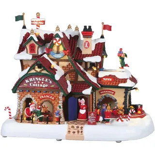 Lemax - Kringle's Cottage - Weihnachtsdorf Winterdorf Modellbau Spieluhr