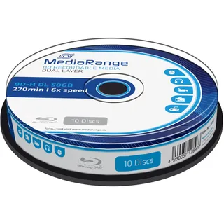 MediaRange BD-R 50 GB, Spindel