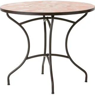 Dehner Mosaiktisch Ø 90 x 75 cm braun/Apricot