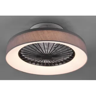 Trio Farsund 47 cm Deckenventilator grau mit Licht inkl. Fernbedienung