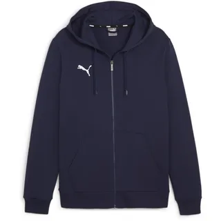 Puma teamGOAL Casuals Kapuzenjacke Herren 06 navy/white XXL