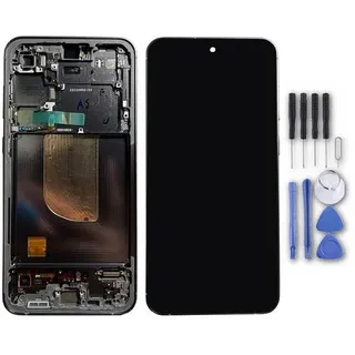 Samsung Galaxy S23 FE GH82-32854A Display LCD Einheit Touch mit Rahmen Ersatzteil Reparatur Schwarz