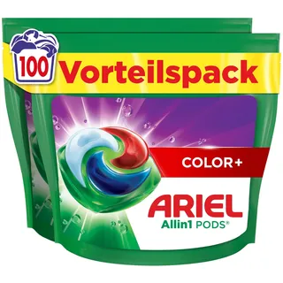 Ariel Waschmittel Pods All-in-1 Kapseln 100 Waschladungen Color+